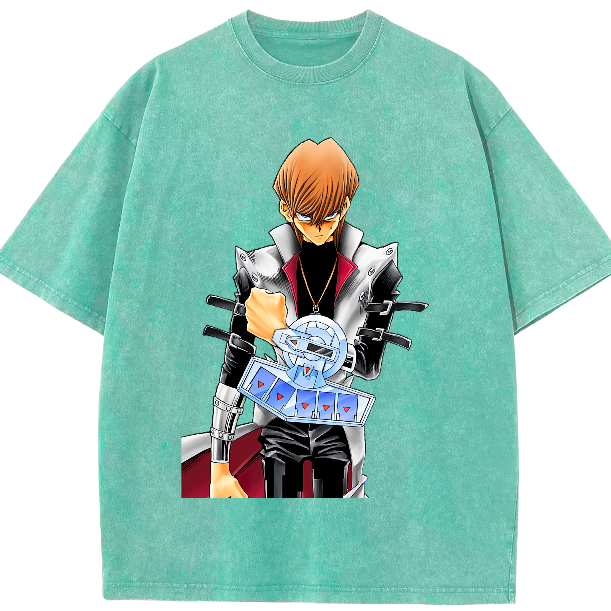 （画像用） 遊☆戯☆王 Yu-Gi-Oh! 綿100% ヴィンテージ風 半袖Tシャツ（フロントプリント）